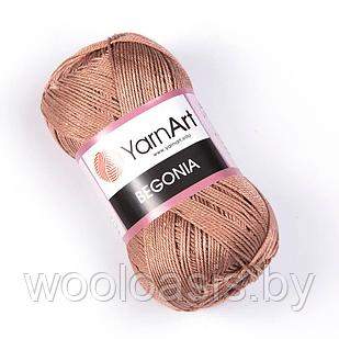 Пряжа YarnArt Begonia, Ярнарт Бегония, турецкая, 100% хлопок, летняя, для ручного вязания (цвет 15)