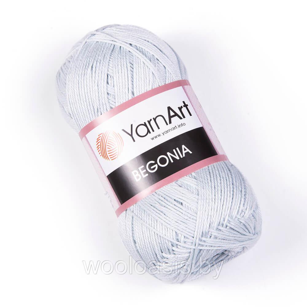 Пряжа YarnArt Begonia, Ярнарт Бегония, турецкая, 100% хлопок, летняя, для ручного вязания (цвет 54462)