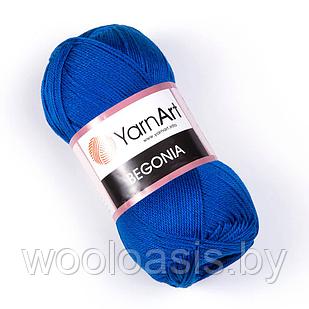 Пряжа YarnArt Begonia, Ярнарт Бегония, турецкая, 100% хлопок, летняя, для ручного вязания (цвет 4915)