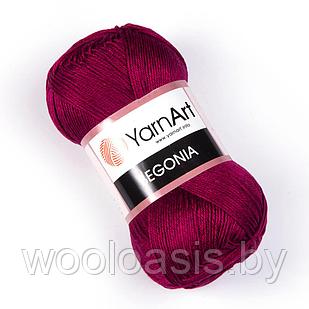 Пряжа YarnArt Begonia, Ярнарт Бегония, турецкая, 100% хлопок, летняя, для ручного вязания (цвет 112)