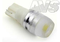 Светодиодная лампочка T037 Т10 (W2,1x9,5d) 1,5W линза усеченная, блистер 2 шт (белый)
