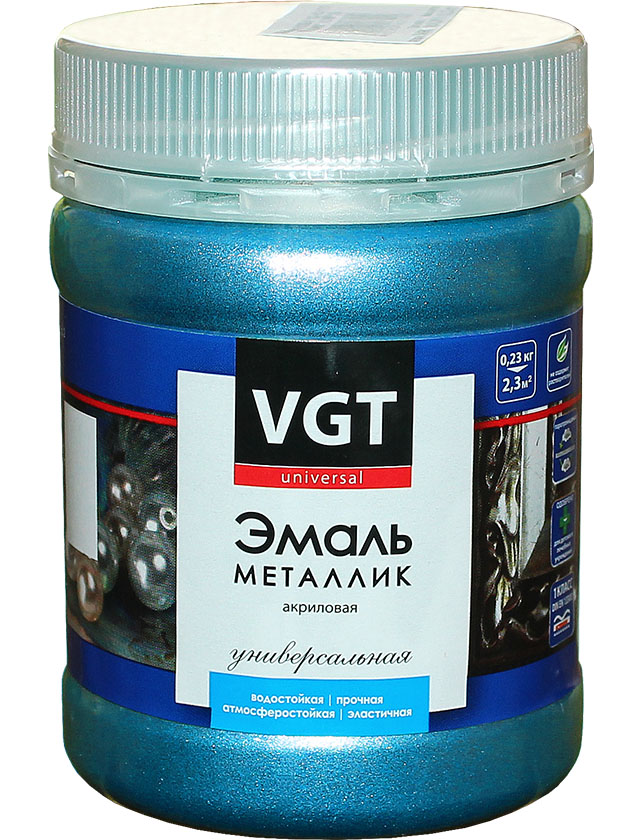 VGT GALLERY Эмаль ВД-АК-1179 универсальная "Металлик" Аквамарин 0,23г - фото 1 - id-p215081430