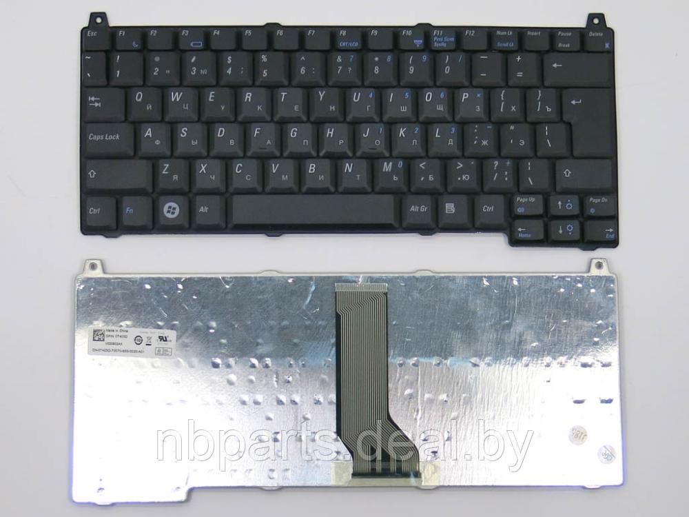 Клавиатура для ноутбука Dell Vostro 1510, чёрная, большой Enter, RU