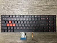 Клавиатура для ноутбука ASUS ROG Strix GL502, чёрная, с подсветкой, V.1, RU