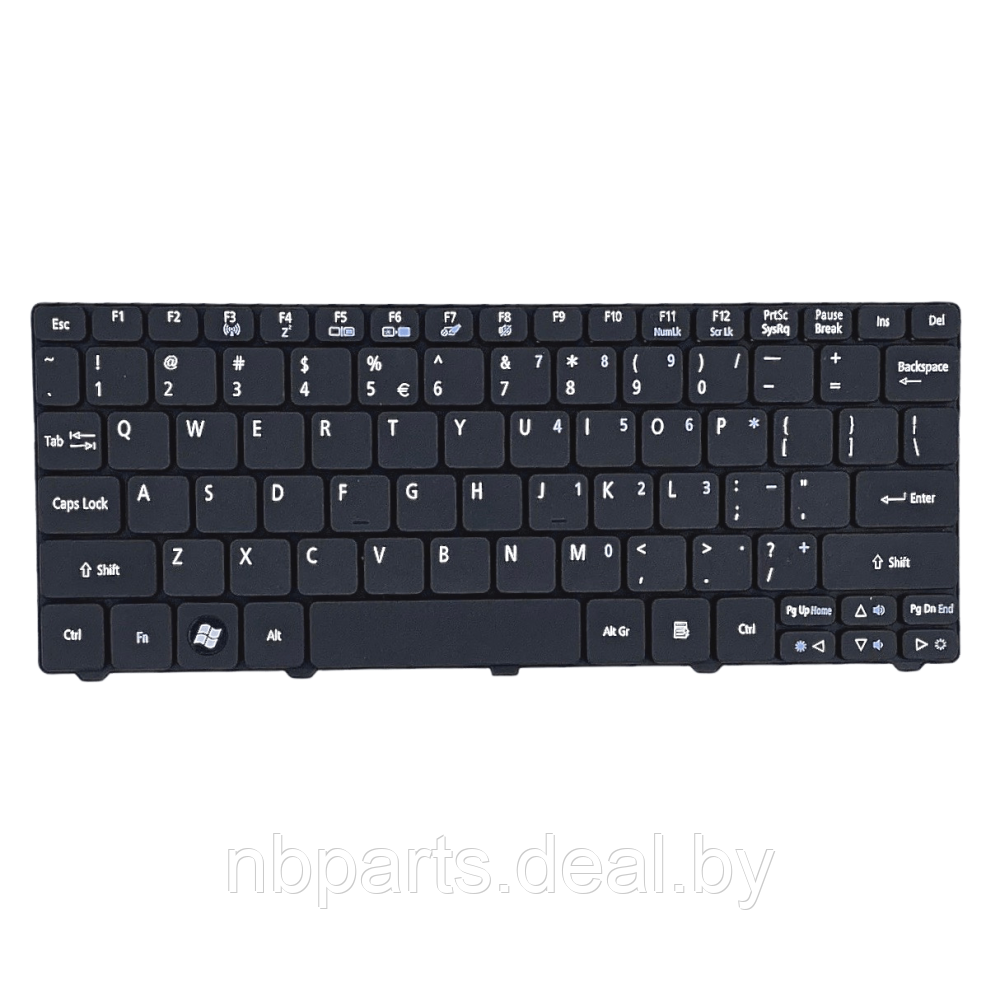 Клавиатура для ноутбука ACER Aspire One 521 D255 D260, чёрная. US