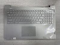 Верхняя часть корпуса (Palmrest) Asus UX501 N501, серебристая, с подсветкой, RU, 13NB07D1AM0601
