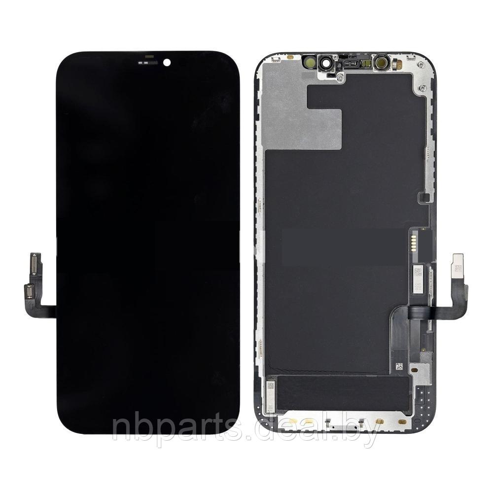 Дисплей для iPhone 12, 12 Pro с тачскрином, (Oled GX) черный LCD - фото 1 - id-p178654044