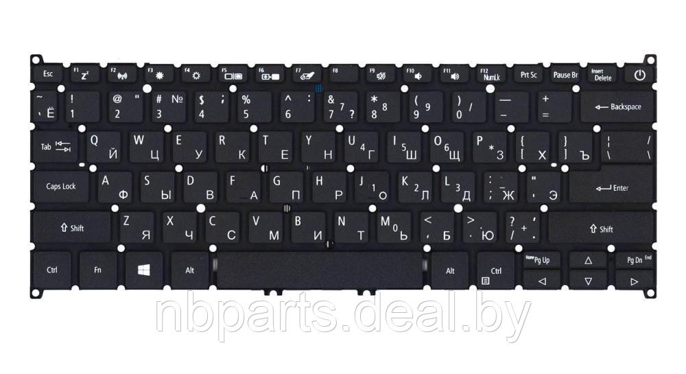 Клавиатура для ноутбука ACER Spin 5 SP513-511, чёрная, RU - фото 1 - id-p204134980