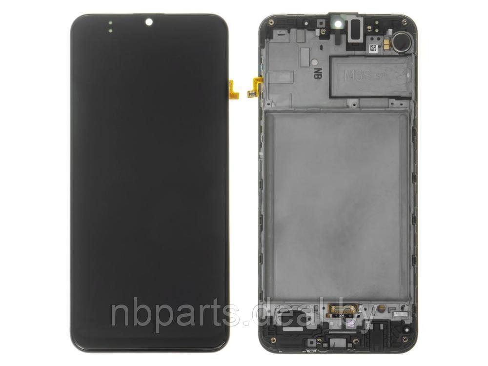 Дисплей Samsung M30s Черный (Oled) в раме LCD SM-M307 - фото 1 - id-p194502691