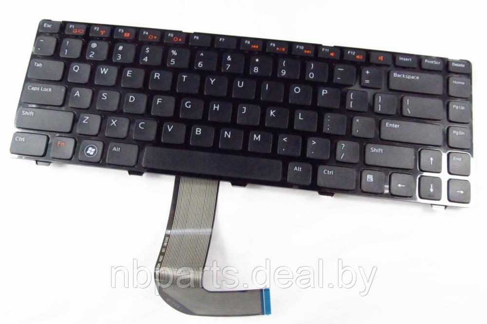 Клавиатура для ноутбука Dell Studio 14, чёрная, маленький Enter, RU - фото 1 - id-p111776513