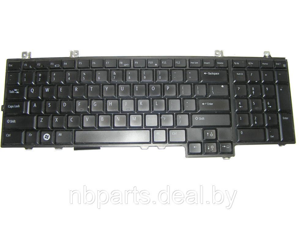 Клавиатура для ноутбука Dell Studio 1735, чёрная, с подсветкой, маленький Enter, RU - фото 1 - id-p111776518