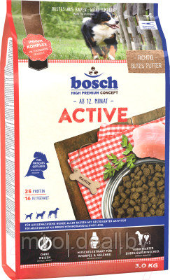 Сухой корм для собак Bosch Petfood Active - фото 1 - id-p215086361