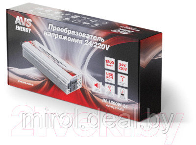 Автомобильный инвертор AVS IN-1500W-24 / 80325 - фото 2 - id-p215087253