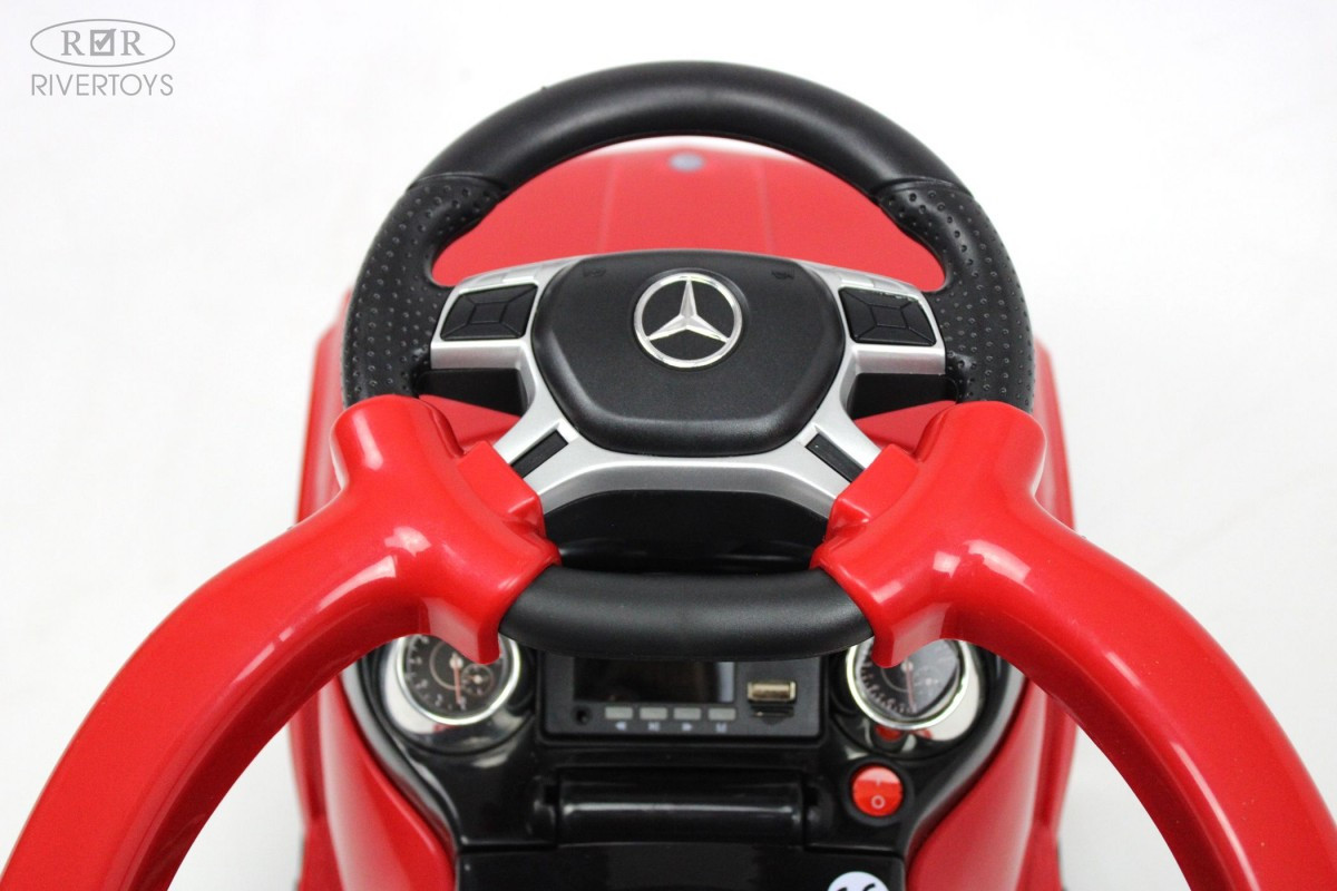 Детский толокар Mercedes-Benz GL63 (A888AA-H) красный - фото 8 - id-p215092687