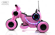Детский электромотоцикл HL300 розовый, фото 2