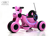 Детский электромотоцикл HL300 розовый, фото 3