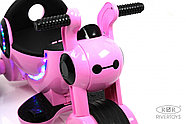 Детский электромотоцикл HL300 розовый, фото 7