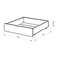 Подростковая кровать Pituso BamBino +Ящик (2 места), Белый, фото 3