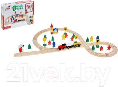Железная дорога игрушечная Sima-Land Со станциями / 504015 - фото 2 - id-p215097871