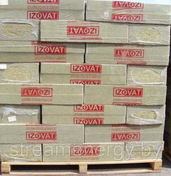Плиты негорючие из базальтового волокна IZOVAT 110