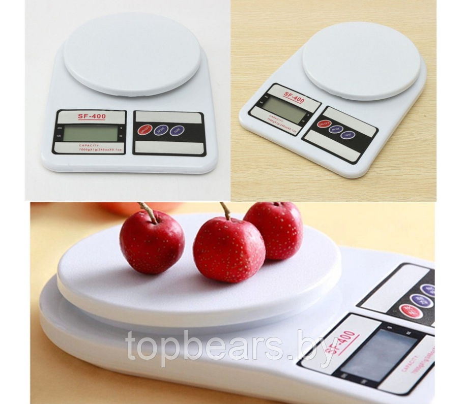 Электронные кухонные весы Electronic Kitchen Scale SF-400 / Настольные весы до 10 кг. - фото 3 - id-p215108355