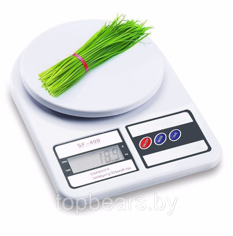 Электронные кухонные весы Electronic Kitchen Scale SF-400 / Настольные весы до 10 кг. - фото 4 - id-p215108355