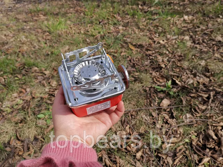 Плитка газовая, туристическая с пьезоподжигом PORTABLE CARD TYPE STOVE ZT-202 - фото 9 - id-p215108405