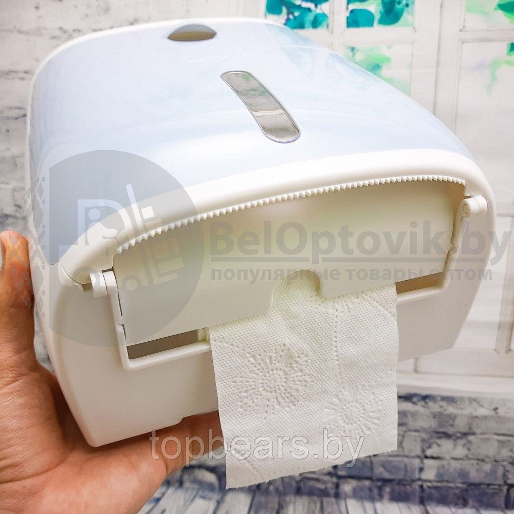Диспенсер настенный ECOCO для туалетной бумаги и бумажных полотенец Цвет Миндальный - фото 6 - id-p215108425