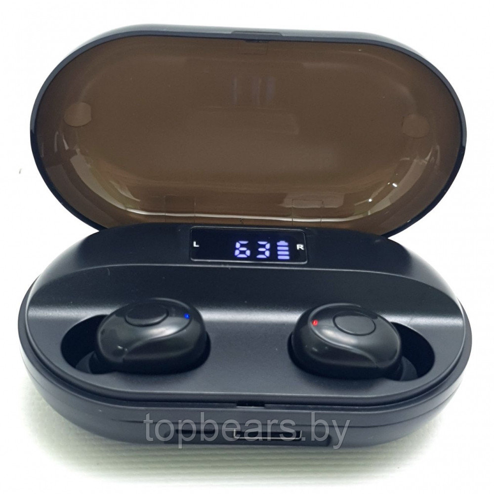 Беспроводные игровые наушники TWS T2 с зарядным кейсом Bluetooth 5.1 (функция Powerbank) - фото 1 - id-p207265159