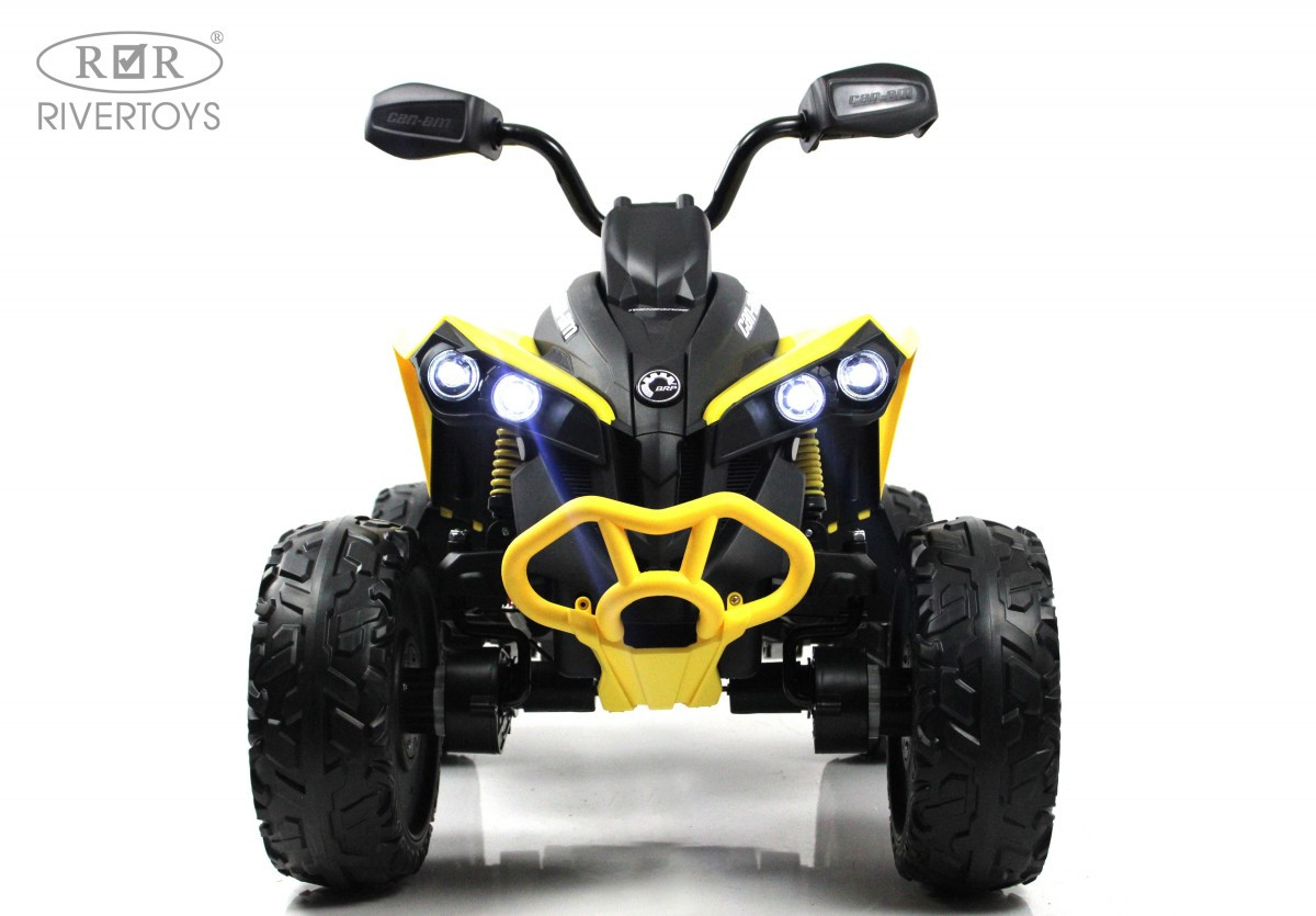 Детский электроквадроцикл BRP Can-Am Renegade (Y333YY) желтый - фото 3 - id-p215108961