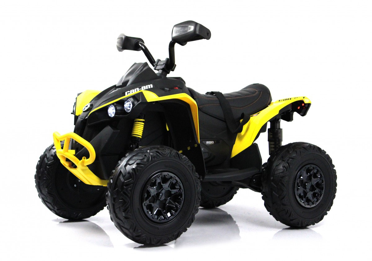 Детский электроквадроцикл BRP Can-Am Renegade (Y333YY) желтый - фото 1 - id-p215108961