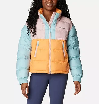 Куртка женская Columbia Pike Lake™ II Cropped Jacket персиковый, розовый, бирюзовый 2051361-869