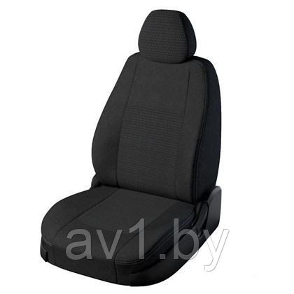 Чехлы на сиденья Nissan Almera G15 (2013-) (задн спинка 2/3 , сид. цельн. / Ниссан Альмера (ткань / жаккард) - фото 3 - id-p215109525