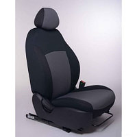 Чехлы на сиденья Nissan X-Trail T32 (2013-) {Ткань, черный} (спинка и сиден. 40/60, перед + з/подл)