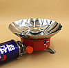 Портативная туристическая ветрозащитная газовая плита горелка Windproof camping stove ZT-203, фото 6