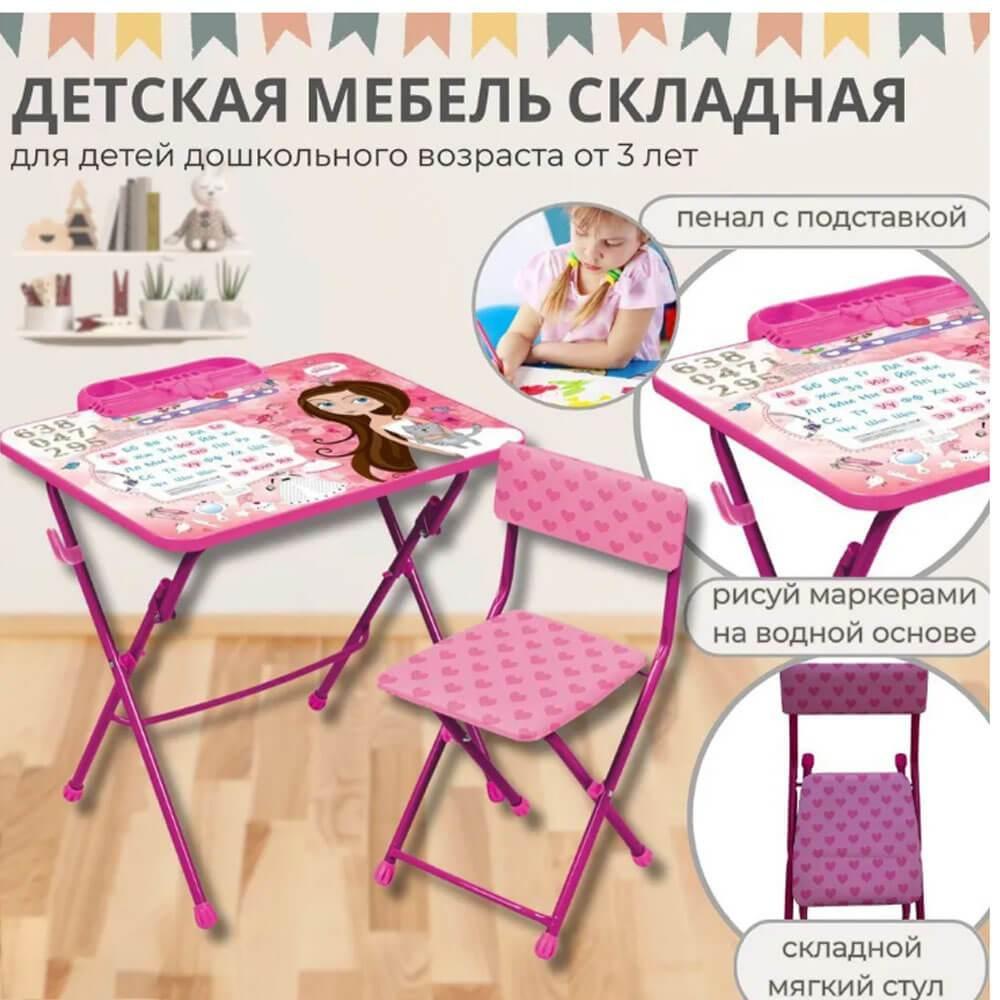 Комплект детской мебели Ника Маленькая принцесса КУ1/17 - фото 1 - id-p215115679