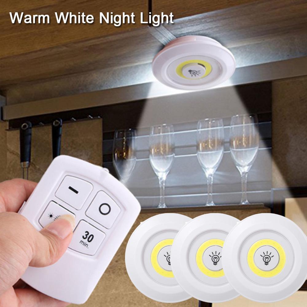 Набор портативных светодиодных светильников LED light with remote control с пультом ДУ (3 шт.) - фото 8 - id-p215115687