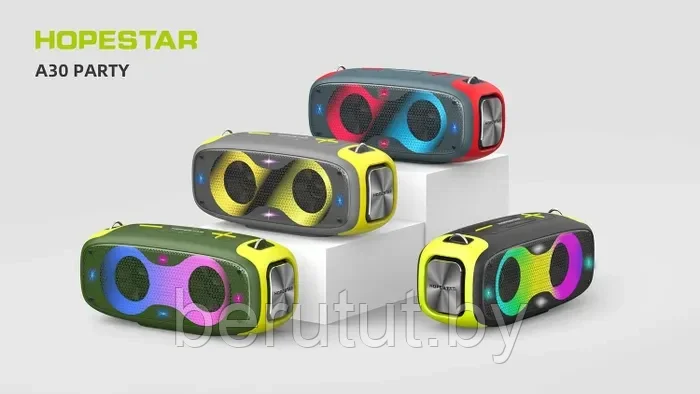 Колонка портативная музыкальная Bluetooth HOPESTAR A30 Party - фото 6 - id-p215116347