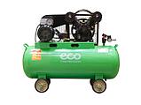Компрессор ECO AE-1005-B1 (380 л/мин, 8 атм, ременной, масляный, ресив. 100 л, 220 В, 2.20 кВт), фото 3