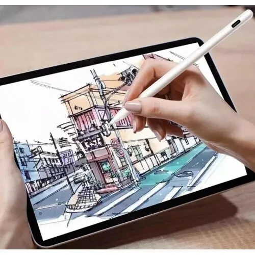 Активный стилус для смартфонов и планшетов Smart Pencil для iOS (белый) - фото 1 - id-p215116827