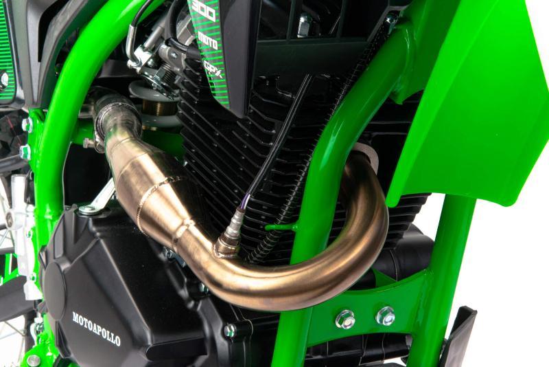 Мотоцикл Кросс Moto Apollo M4 300 EFI (175FMN PR5) зеленый - фото 4 - id-p215116906