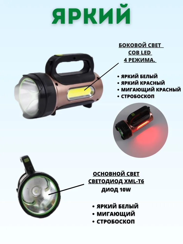 Ручной кемпинговый светодиодный фонарь-светильник HEL-T93 (USBсолнечная батарея, 7 режимов работы, с функцией - фото 9 - id-p215117042