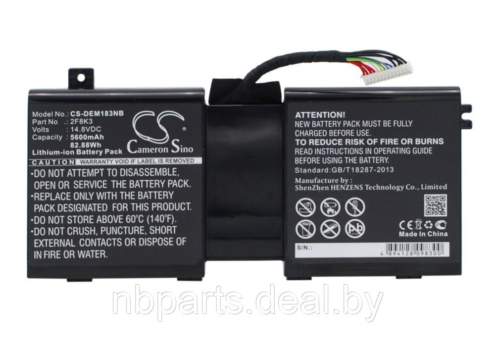 Аккумулятор (батарея) для ноутбука Dell Alienware 17 R1 P18E M17X 14.8V 5600mAh 2F8K3 - фото 1 - id-p111774431