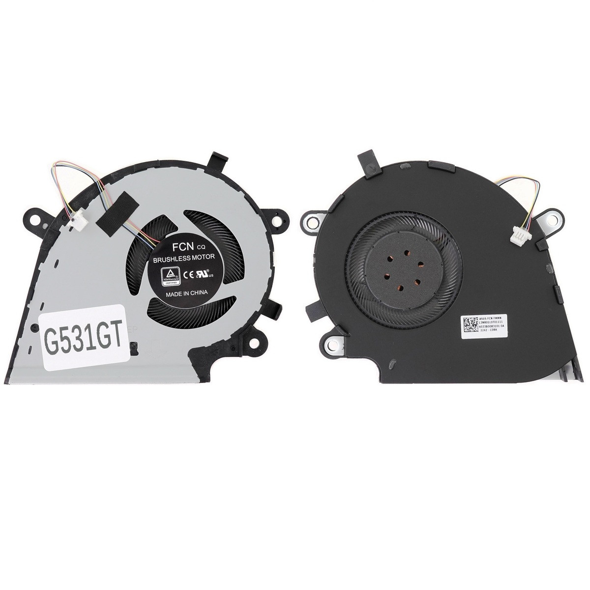 Вентилятор CPU 5V DFS5K12304363N FLLB для Asus ROG STRIX GL531GT G531GT