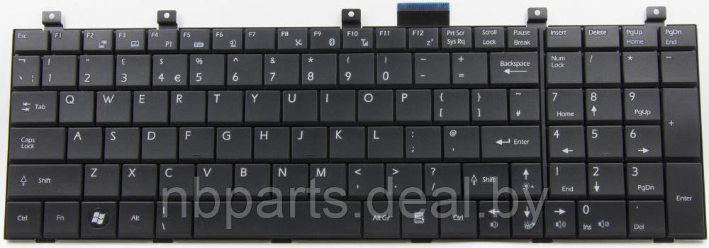 Клавиатура для ноутбука MSI CR600, CX600, чёрная, RU - фото 1 - id-p111776642