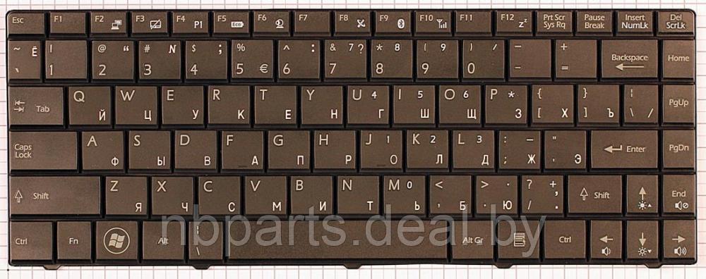 Клавиатура для ноутбука MSI X320, X340, чёрная, RU - фото 1 - id-p111776648
