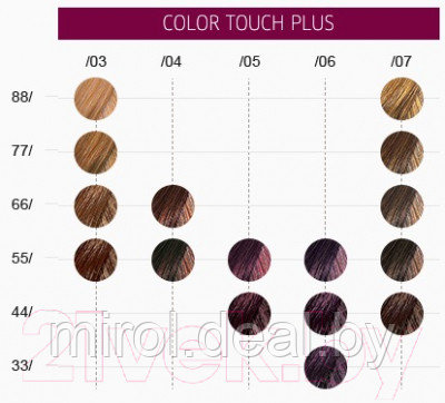 Крем-краска для волос Wella Professionals Color Touch Plus 44/07 - фото 3 - id-p215130170