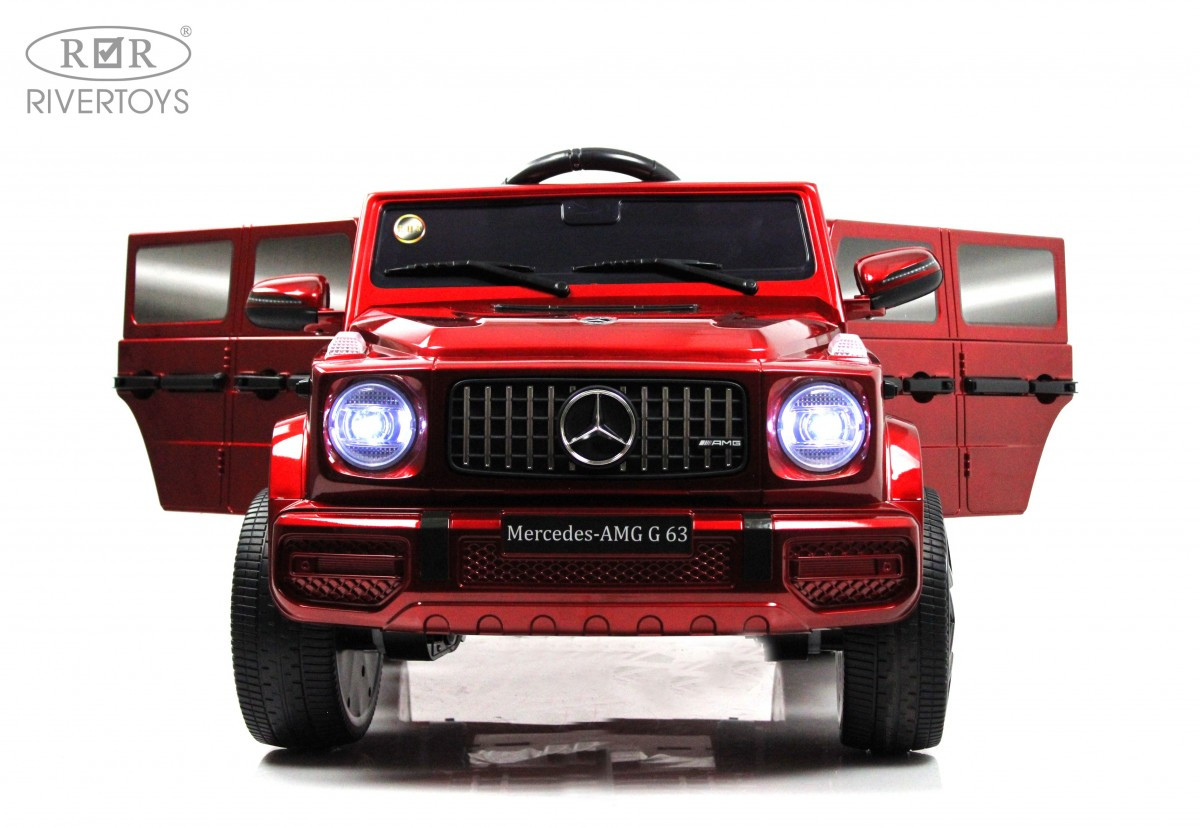 Детский электромобиль Mercedes-Benz G63 (O111OO) красный глянец - фото 3 - id-p215130655