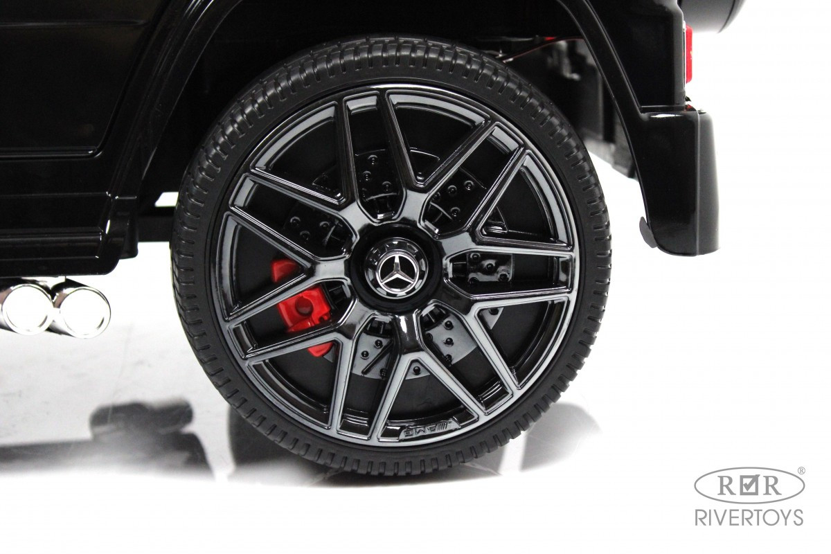 Детский электромобиль Mercedes-Benz G63 (O111OO) черный глянец - фото 8 - id-p215130660