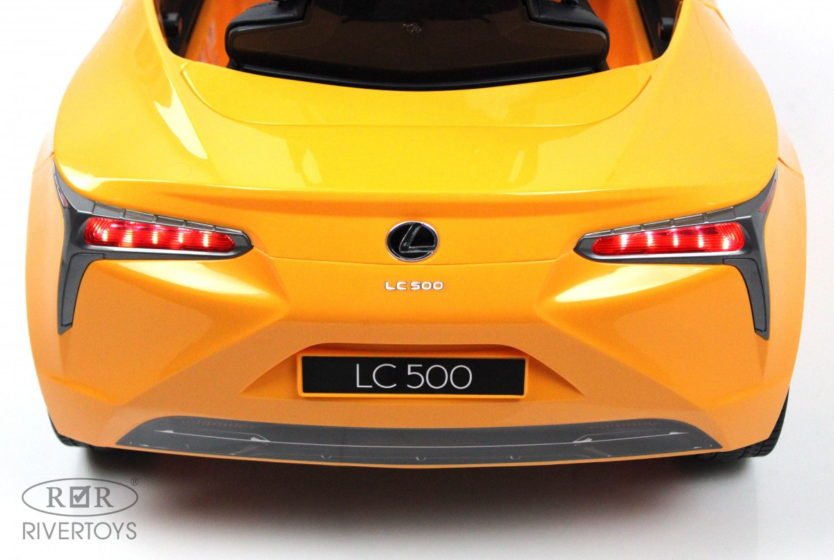 Детский электромобиль Lexus LC 500 (JE1618) желтый - фото 6 - id-p215130704
